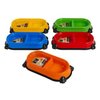 DollarItemDirect Pet Bowl Double Small Non-Skid 3.4 oz 0.4 Cups Ea Section 5 Colors Case of 35