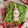 JOYIN Christmas Elf Plush Doll, Pink Tiny Soft Plush Christmas Elf Doll with Christmas Pattern for Christmas Holiday Decorations, Christmas Dress-Up Party.