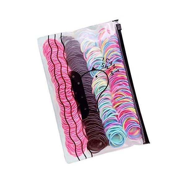 Aeyistry 200 Pcs Colorful Tiny Elastic Hair Bands Rope No Crease Ponytail Holders,for Baby Girls Infants Toddlers Hair Bands Elastic Ponytail Holder