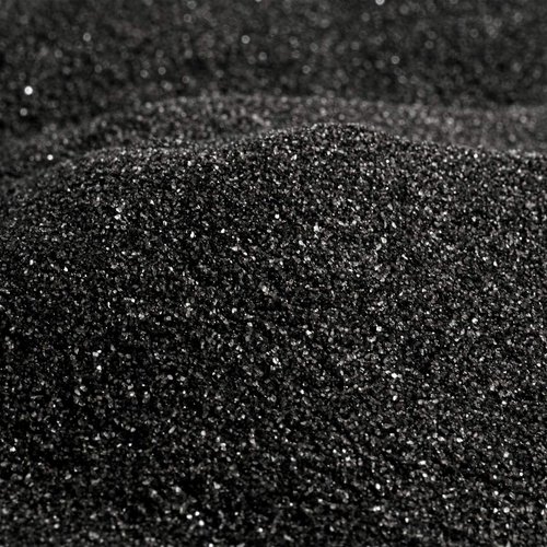 Hygloss Products Colored Play Sand - Assorted Colorful Craft Art Bucket O' Sand, Black, 1 lb