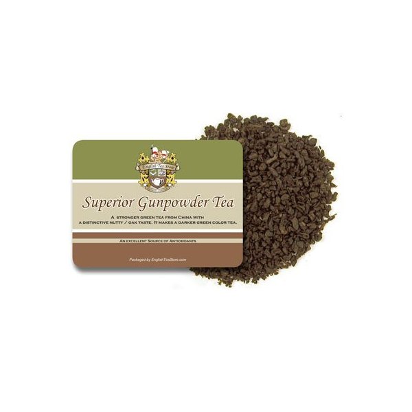 Superior Gunpowder Green Tea - Loose Leaf - 16oz