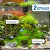 Lewtemi Fish Figure Play Set with Fake Small Assorted Tropical Tiny Fish Figurines Toys with Black Storage Bag for Sea Animals Themed Party Favors, 2 Style, 59 Pcs, Plastic