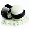 Setting Powder Lightweight Loose Powder Finishing Powder Long-Lasting Face Powder Waterproof with Soft Mushroom Powder Puff & Mirror, Translucent Finish (Light Green/Translucent)-3 Boxes