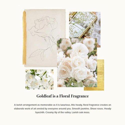 Thymes - Goldleaf Perfumed Body Wash with Pump - Luxury Floral Shower Gel for Women - 9.25 fl oz