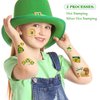 Konsait St Patricks Day Tattoos Temporary Tattoo Kids Shamrock Tattoo Stickers Fake Tattoos Irish Parade Green St Patricks Day Party Favors St Patricks Day Accessories Face Tattoos for Kids Adult