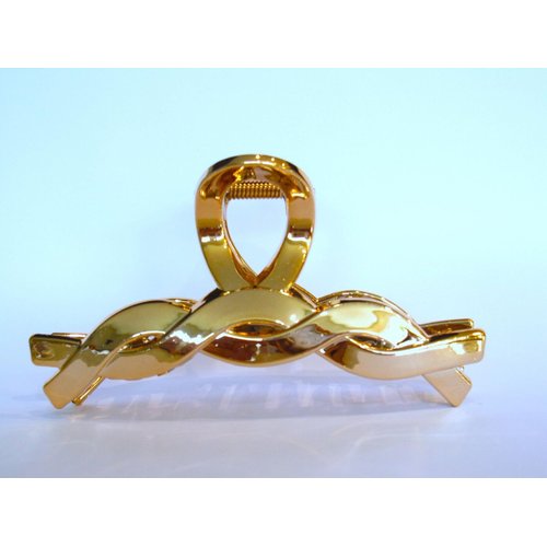 Generic Long acrylic shiny rose gold hair claw clip for long hair