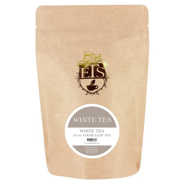 English Tea Store White Tea Loose Leaf Pouches 16oz