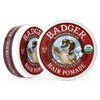 Badger - Hair Pomade, Certified Organic, Medium Hold Hair Pomade with Great Shine, Essential Oils, Mens Hair Pomade, 2oz (2 Pack)