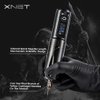 Xnet Wireless Tattoo Machine - Coreless Motor Cartridge Battery Pen 1950mAh Digital LED Display Power Supply Tattoo Kit Permanent Makeup Equipment for Professionals Tattoo Artists