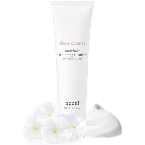 NOONI Daily Face Wash - Snowflake Whipping Cleanser | Foam, Nourish, Refine, and Remove Impurities, for All Skin Types, 5.07 Fl Oz