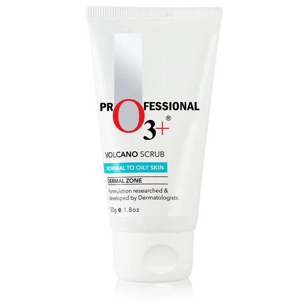 O3+ Volcano Scrub for Exfoliation, Deep Cleansing, Blackhead Removal and Pore Minimization (50g)