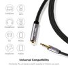 DUKABEL Headphone Extension Cable, 3.5mm Male to Female Stereo Audio Cable Lossless Sound Premium Audio Cord Gold Plated Jack & Strong Nylon Braided - Top Series (4ft/1.2m)