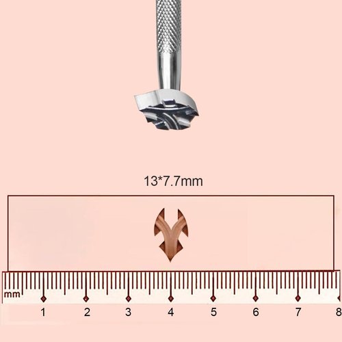 Leather Stamping Tools for Leather Crafts, Basket Weave Leather Crafting Stamp Tool with 304 Stainless Steel