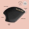 WILDLING Empress Stone Gua Sha Facial Tool I Facial Massage Tool to Lift, Plump, Tone + Sculpt I Patented Design Crafted with 100% Authentic Bian Stone