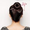 Minkissy Rhinestone Chinese Hair Stick Retro Butterfly Hair Chopsticks with Tassel Pendant Hairpin Chignon Pin for Women Girls