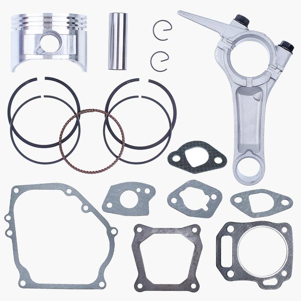 HAISHINE 68MM Piston Ring Connecting Rod Engine Full Gasket Set for Honda GX160 GX 160 5.5HP 4-Cycle Gas Engine Generator Water Pump