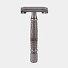 ROCKWELL RAZORS R1 Double Edge Safety Razor in Gunmetal, Butterfly Open with 5 Blades