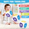 Bilingual Learning Activity Cube Toys for 1 Year Old Boy Girl, 12-18 Month Early Developmental Baby Musical Toys with Music & Light, Toddler Toys Age 1-2, Christmas Birthday Gifts for 1+ Year Old