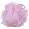 iboodi 60g/pcs Pink Mesh Bath Sponge Shower Pouf Loofahs Shower Puff Pack of 4 (Pink)