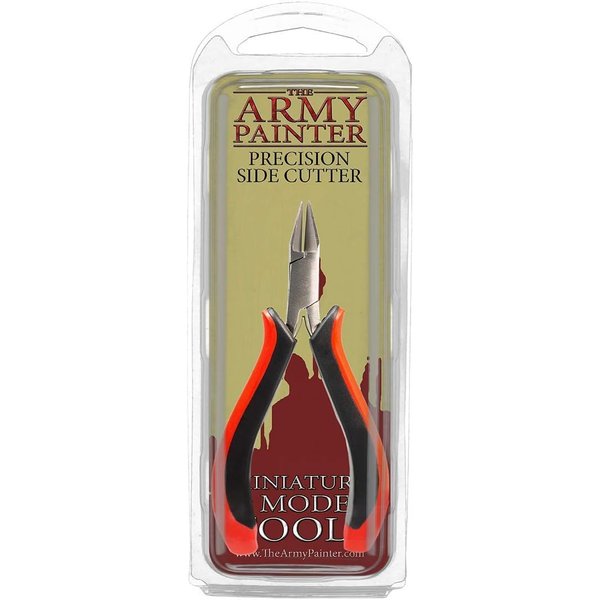 The Army Painter Stainless Steel Precision Side Cutters, Diagonal Flush Cutter with Safety Grip Handle, Nippers Wire Cutter - Flush Cutting Wire Cutters for Crafts, Metal & Plastic Resin Miniatures