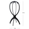Yfsmyxgs Wig Holder Durable Portable Travel Wig Stand Collapsible Wig Hanger Hairpieces Display Tool Wig Dryer Hatstand.（1PC, Red）