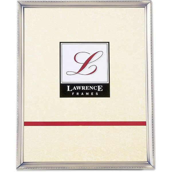 Lawrence 11580 8-Inch x 10-Inch Metal Pewter Picture Frame