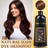 BKPPLZP Natural Brown Hair Dye Shampoo for Women Magic Instant 3 in 1 Hair Color Shampoo,Nourshing Brown Shampoo Colors Long Lasting Highly Coverage Brown Hair Dye in Minutes-100ml