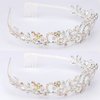 Casoty Birthday Queen Sash & Rhinestone Tiara Set, AB Rhinestones Birthday Crowns for Women, Happy Birthday Queen Tiara for Women with Comb, Birthday Tiara for Women, Birthday Sash and Tiara for Women