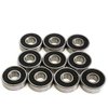 608-2RS Ball Bearing(10PCS) - Double Rubber Sealed Miniature Deep Groove Ball Bearings for Motor,Skateboards, Inline Skates, Scooters (8mm x 22mm x 7mm)