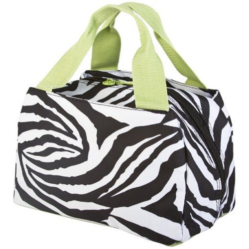 Ever Moda Zebra Insulated Lunch Bag