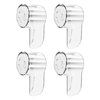 THISONG Toothbrush Head Covers for iO Toothbrush Heads, Toothbrush Caps Suitable for Oral B Electric Toothbrush Head, iO Brush Head Covers for Travel&Home (4 Pcs, Transparent)