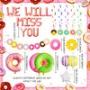 26 PCS We will Miss You Balloons Donut Forget Us Party Decoration Going Away Decor Farewell Decor Career Change Bachelorette Retirement Party Decorations Supplies