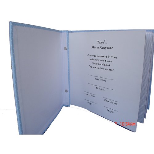 Baby Brag Book Photo Album-120 4 X 6 Photos - Keepsake Memory Photo Book for Baby First Year Babybook