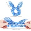 Ondder Hair Scrunchies for Women 15 Pcs Bandana Hair Scrunchies for Women’s Hair Cute Girls Bow Scrunchies for Hair Ribbon Scrunchies with Bow Elastic Hair Ties Bands Ponytail Holder Hair Accessories for Women Girls Kids -Bandana