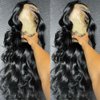 EpyIsm Body Wave Lace Front Wigs Human Hair 180% Density 13x4 HD Lace Frontal Wigs for Women Human Hair Lace Front Wigs 9A Glueless Wigs Human Hair Pre Plucked with Baby Hair Natural Color 24 Inch