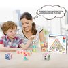 Magnetic Cubes Magnet Building Block Sensory Activity Center 1" Puzzle Cube 216 Pattern Early Education Toy Letter Alphabet Number Shape STEAM Learning Blocks Boy Girl Toddlers 3+ Montessori
