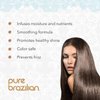 PURE BRAZILIAN - 4 Piece Essential Travel Size Kit: Anti-Frizz Shampoo, Conditioner, Serum & Masque