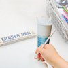 Pencil Erasers 10-Pack - Precision Eraser for Drawing＆Exams, White Magic Erasers for Kids Classroom, Erasers for Pencils Teacher Supplies & Office Necessities (2025 Back to School Supplies)