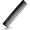 Charlemagne Men's Styling Comb | Shatterproof Premium Carbon Comb for Hair and Beard | 19 cm Coarse Teeth | Antistatic Styling Hair Comb Coarse Hair | Styling for Men and Women