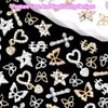50Pcs Heart Nail Charms, Gold+Silver Butterfly Dollars Star Heart Cross 3D Alloy Nail Art Charms, Alloy Nail Gems Charms Nail Jewels Nail Rhinestones for Nail Art DIY Nail Supplies Decor