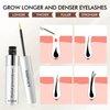Simpout Eyelash Growth Serum - Fuller & Longer Looking Eyelashes Lash Enhancing Serum for Natural Lashes or Lash Extensions, Vegan & Cruelty-Free (Silver)