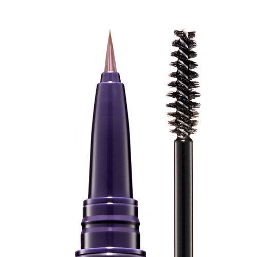 Kevyn Aucoin True Feather Brow Marker Gel Duo, Warm Brunette: Dual-ended. Shapes, defines + sets brows for full, natural finish. Precise makeup brush tip. Invisible gel formula creates flexible hold.