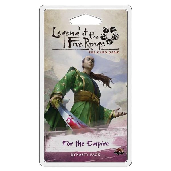 Fantasy Flight Games Legend of The Five Rings: The Card Game for The Empire Dynasty Pack | Tactical Strategy Game for Adults and Teens | Ages 14+ | 2 Players | Avg. Playtime 45-90 Minutes | Made