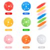 Joyberg Practice Golf Balls 24 Pack, 42mm Plastic Golf Balls, Practice Golf Balls for Backyard, Training Golf Balls for Swing Practice (Multicolor)