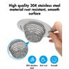 Sink Drain Strainer, Reversible Mesh Sink Strainer with 304 Stainless Steel, Wokdada Revolutionary Anti-Rust Kitchen Sink Strainer Food Catcher for Garbage Disposal Without Clogging