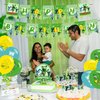 Bear Birthday Party Decorations, Cartoon Gummy Bear Theme Party Supplies set with Happy Birthday Banner,Cake Cupcake Toppers,Balloons for Fans Adults Party Favors