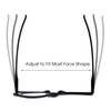 JM 2 Pairs Makeup Reading Glasses Magnifying Flip Down Cosmetic Readers for Women +1.5