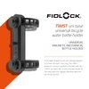 FIDLOCK Twist Uni Base - Universal Magnetic Mechanical Water Bottle Holder - Frame Tubes with a Width of 28–62 mm - Rubber Back for Frame Protection - Fits All Twist Modules