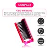Trinity-Folding Hair Brush, Foldable Anti Static Hair Detangler Brush, Women Travel Size Hair Detangling Brush, Hair Styling Brush for Toiletry Bag Travel Purse Locker Gym