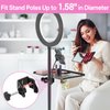 Adjustable Metal Lash Tray Holder for Lash Tech Essentials - Functional Lash Trays Organizer with Phone Holder & Headband Holder Clip on Ring Light for Salon or Homes Use for an Origanized Workspace